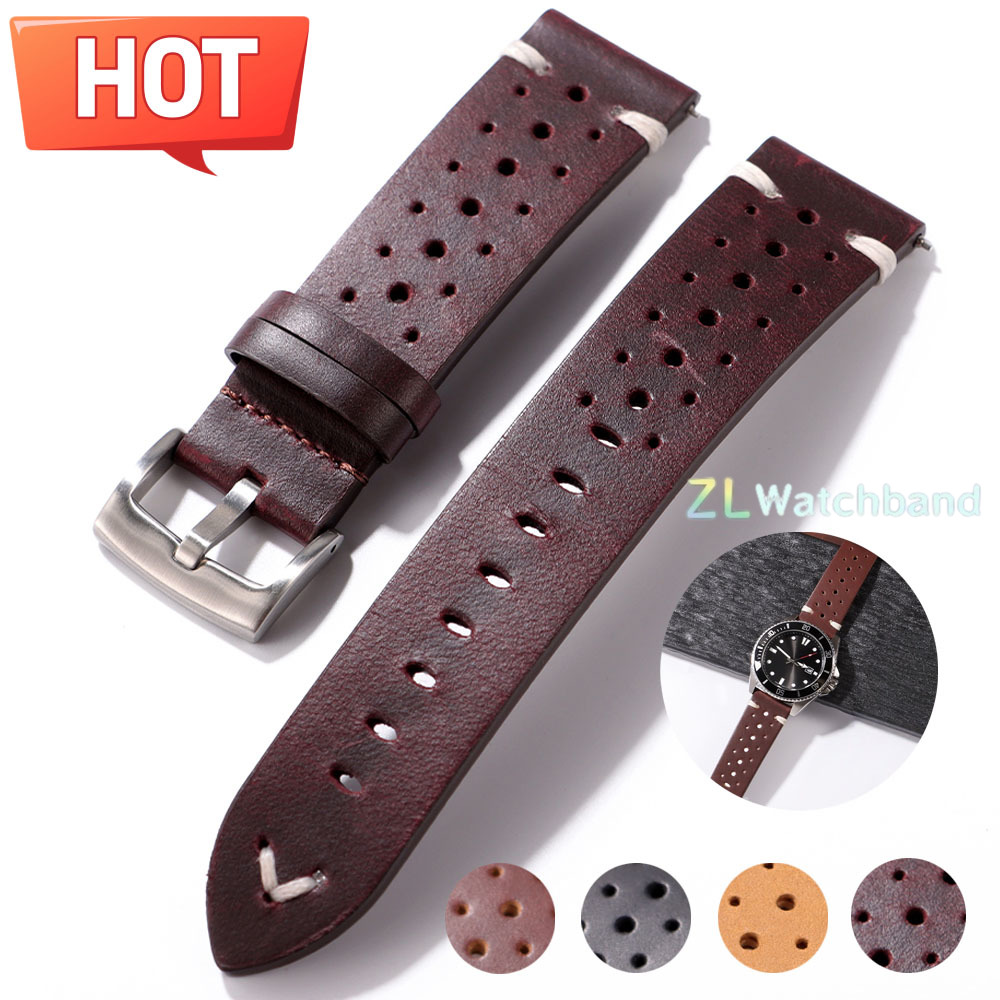 Leather Strap Quick Release - Premium Genuine Leather Strap Quick Release