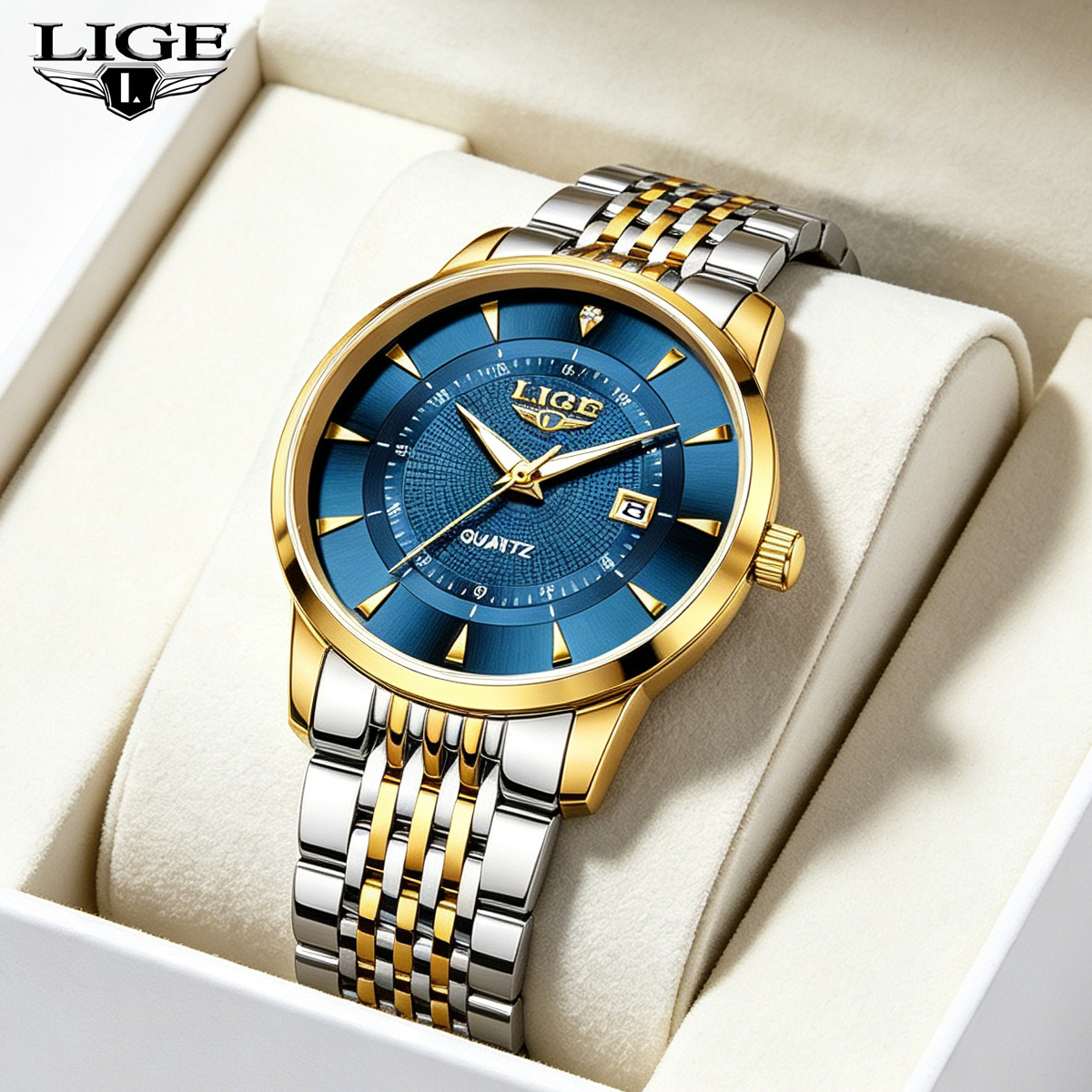 Stainless Bracelet Diver - LIGE New 2026 Luxury Man Watch