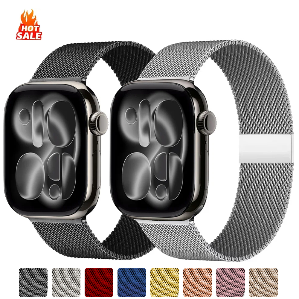 Milanese loop strap For Apple  - Milanese Loop Magnetic บทวิจารณ์และราคา