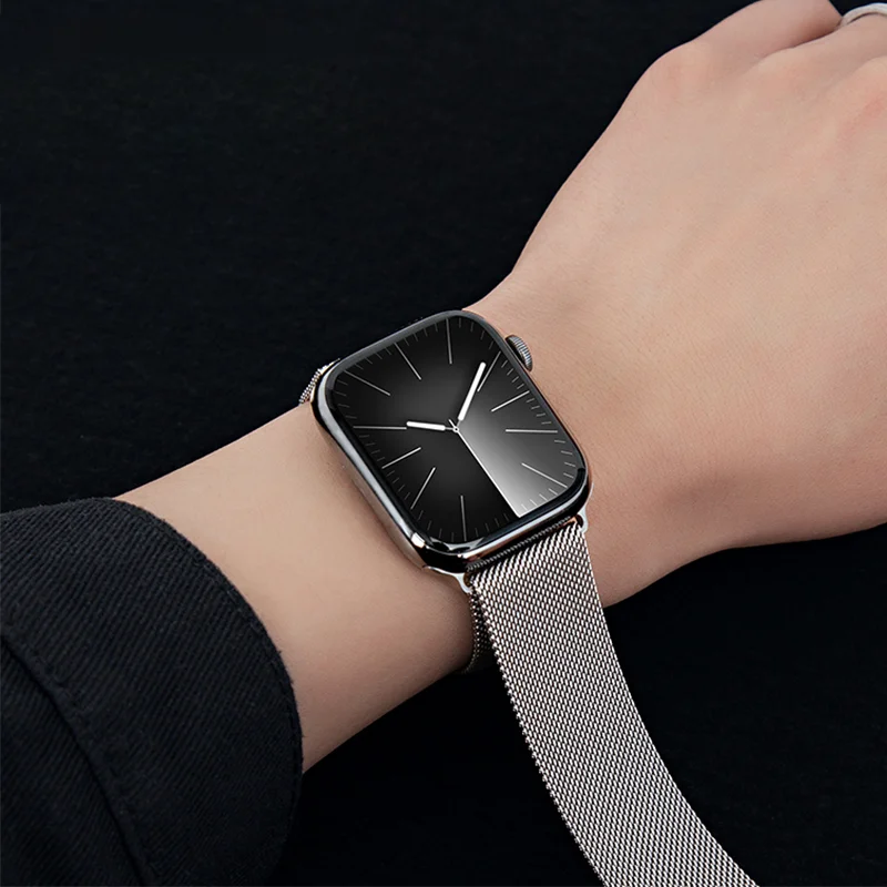 Milanese loop strap For Apple  - Milanese Loop Magnetic บทวิจารณ์และราคา