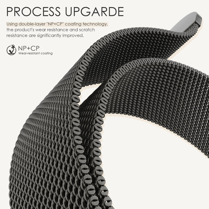 Milanese loop strap For Apple  - Milanese Loop Magnetic บทวิจารณ์และราคา