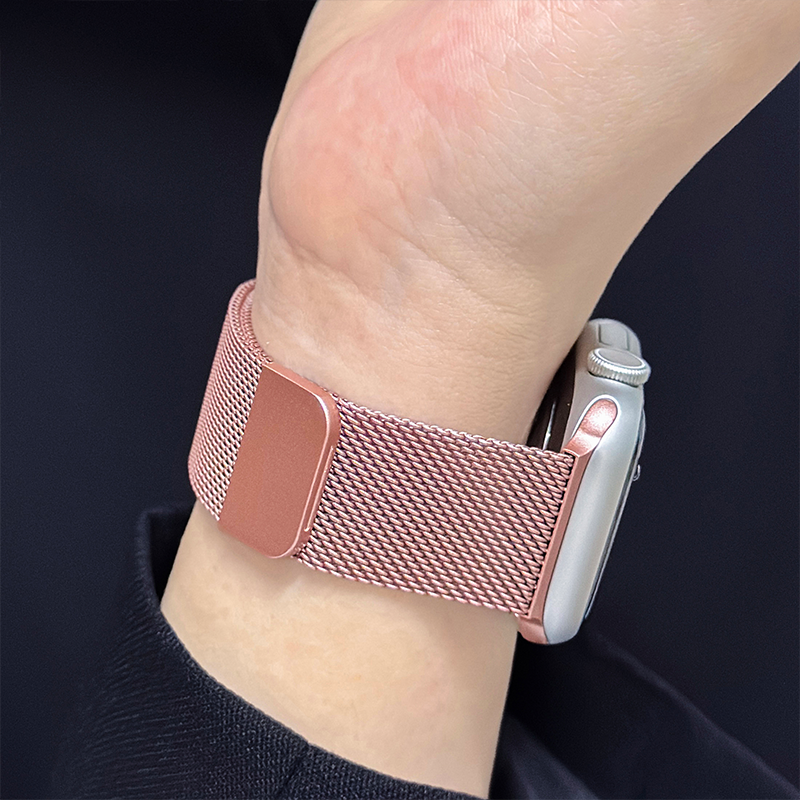 Milanese loop strap For Apple  - Milanese Loop Magnetic บทวิจารณ์และราคา