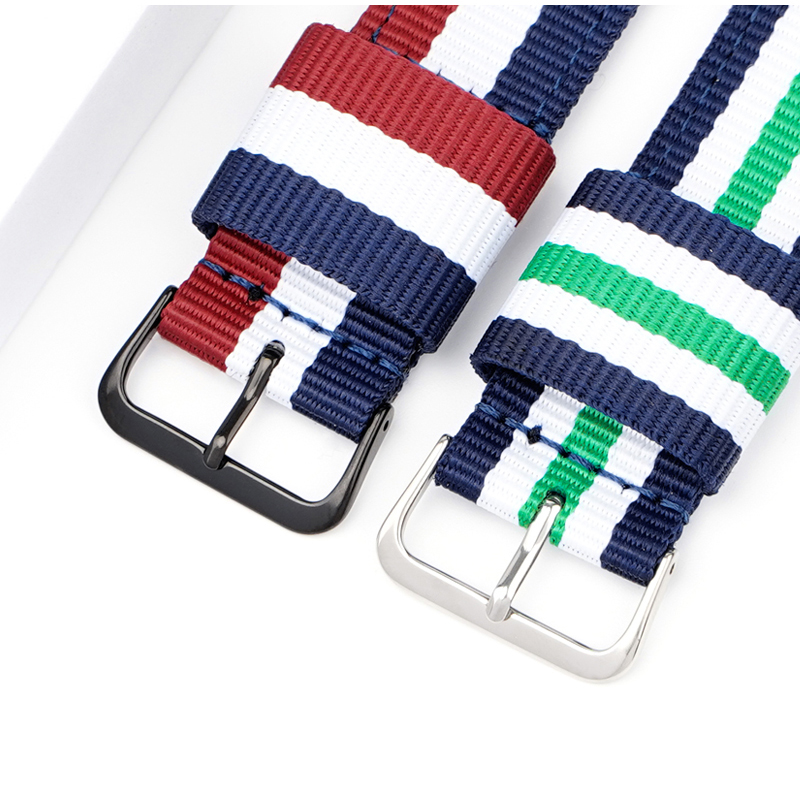 Nylon Watch Strap 20mm 22mm Qu - Canvas Strap Watch บทวิจารณ์และราคา