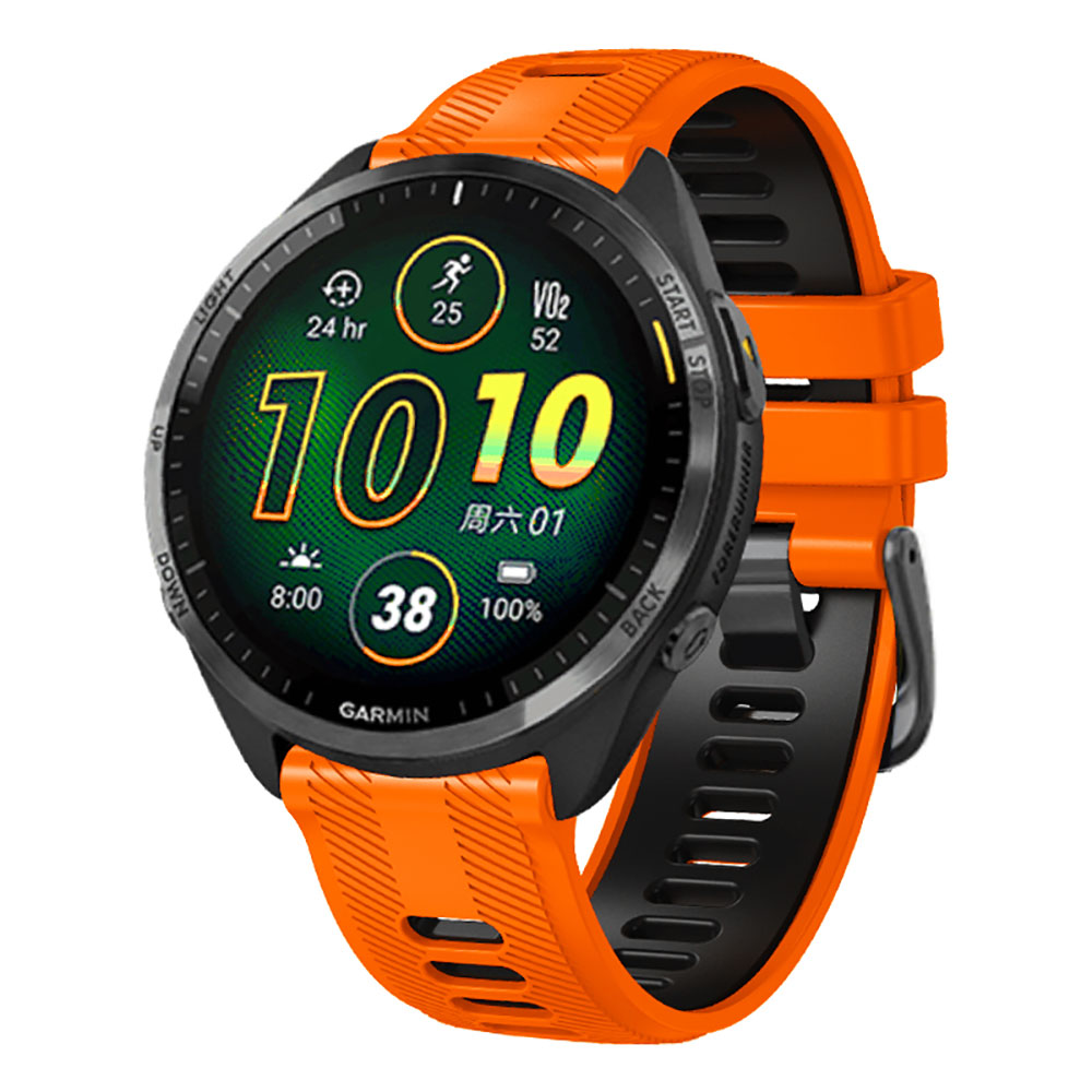 For Garmin Forerunner 965 955  - Silicone Watch Band 22Mm บทวิจารณ์และราคา