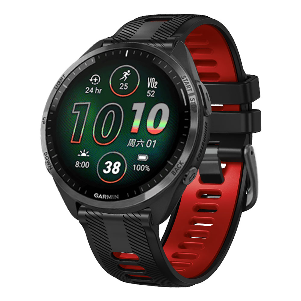 For Garmin Forerunner 965 955  - Silicone Watch Band 22Mm บทวิจารณ์และราคา