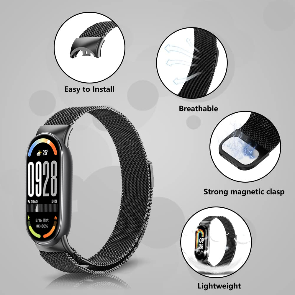 Magnetic Straps for Xiaomi mi  - Milanese Loop Magnetic บทวิจารณ์และราคา