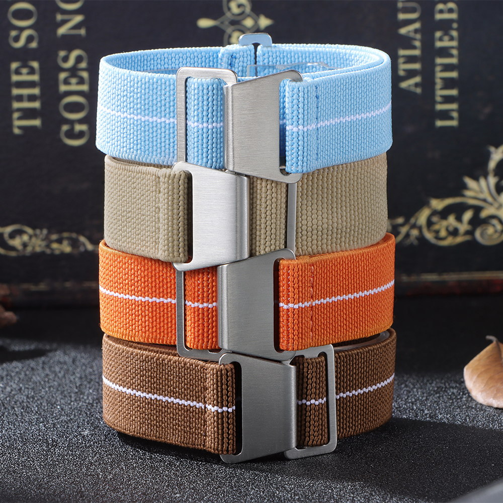 Elastic Watch Strap 18mm 20mm  - Parachute Strap Elastic บทวิจารณ์และราคา