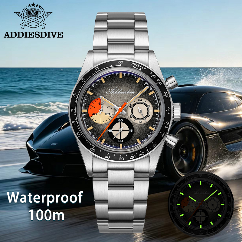ADDIESDIVE 2026 NEW Chronograp - Tropic Strap Vintage บทวิจารณ์และราคา