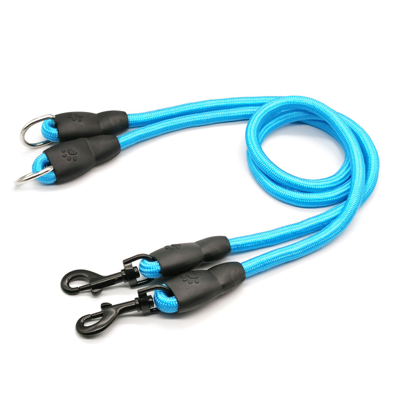 Dog Leash Double Leashes for D - Leather Strap Quick Release บทวิจารณ์และราคา