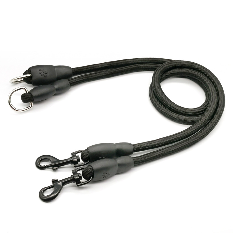 Dog Leash Double Leashes for D - Leather Strap Quick Release บทวิจารณ์และราคา