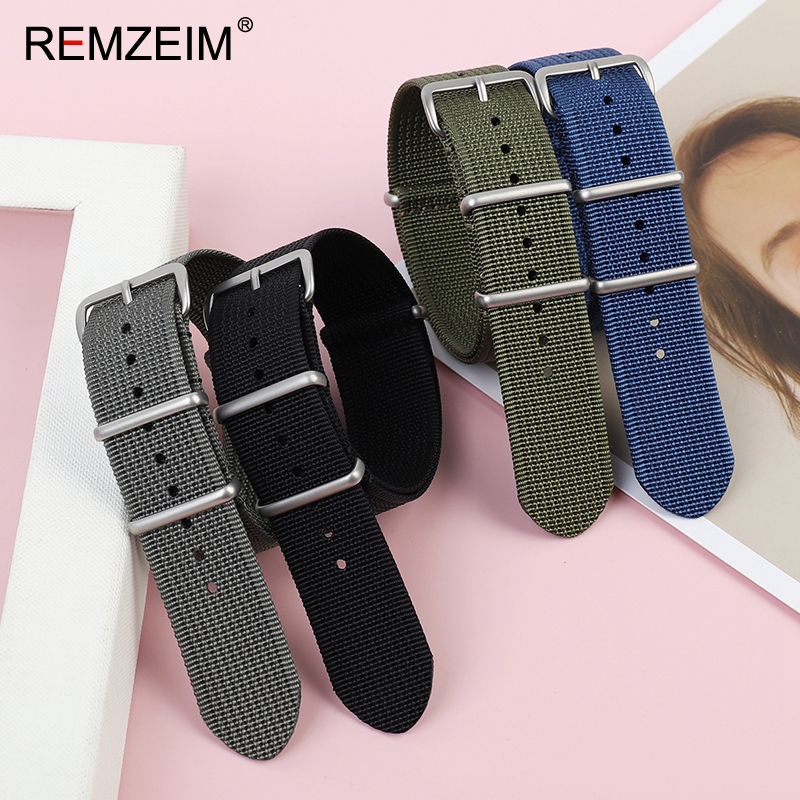 New Ribbed Nylon Watch Strap 1 - Nato Strap Nylon บทวิจารณ์และราคา