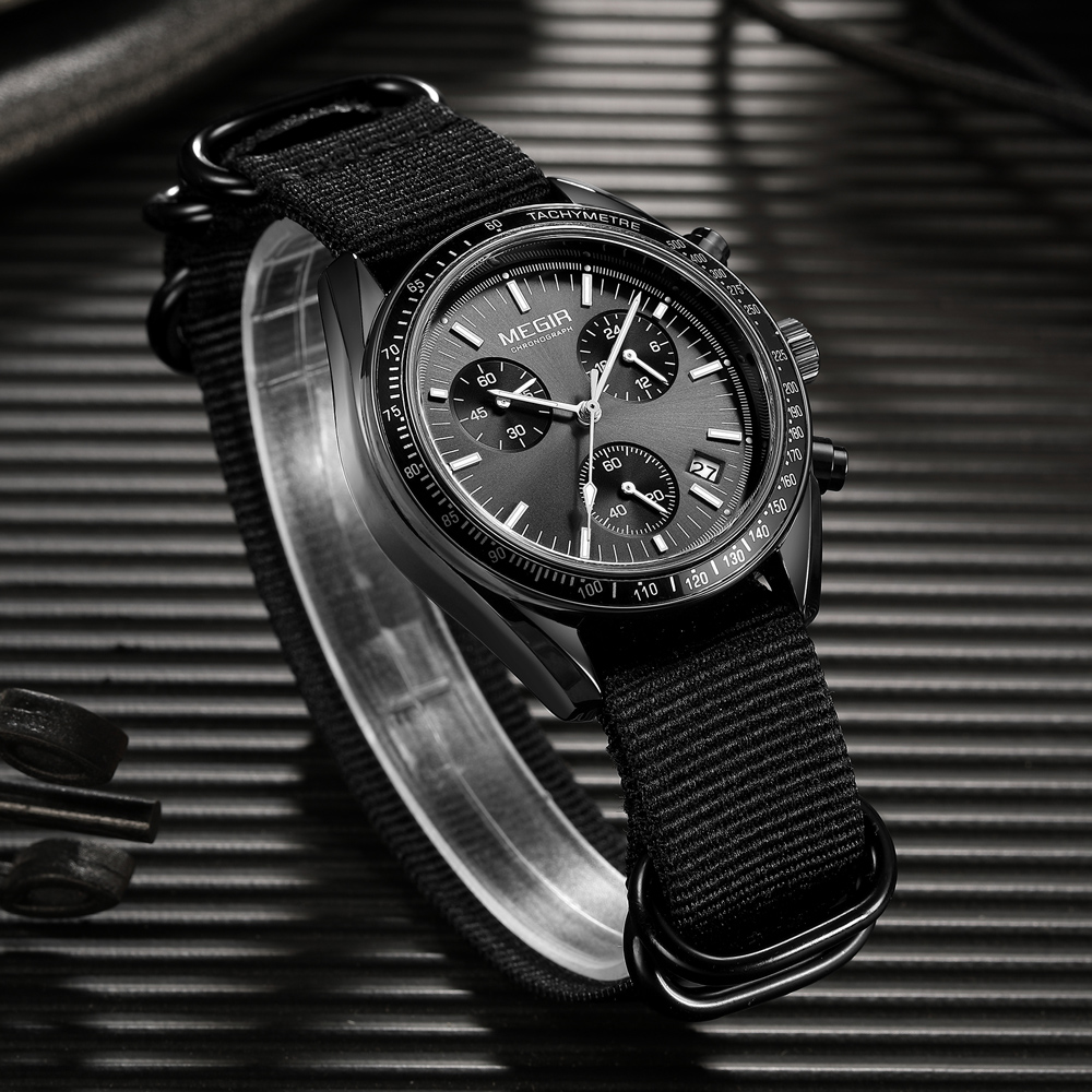 MEGIR New Luxury Men's Watches - Canvas Strap Watch บทวิจารณ์และราคา