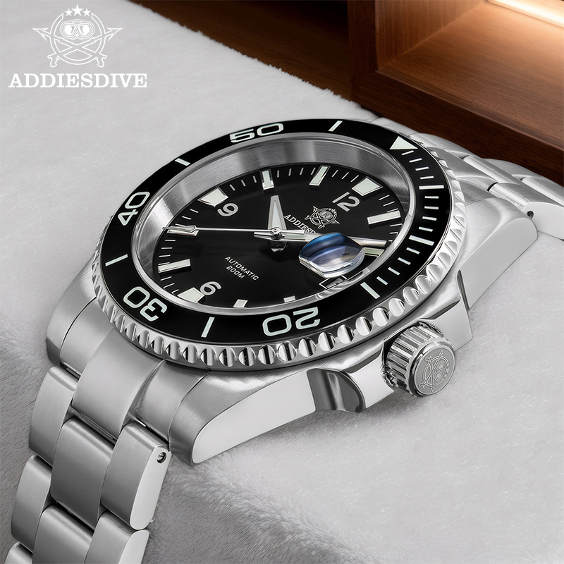 ADDIESDIVE New Diving Gift Wat - Stainless Bracelet Diver บทวิจารณ์และราคา