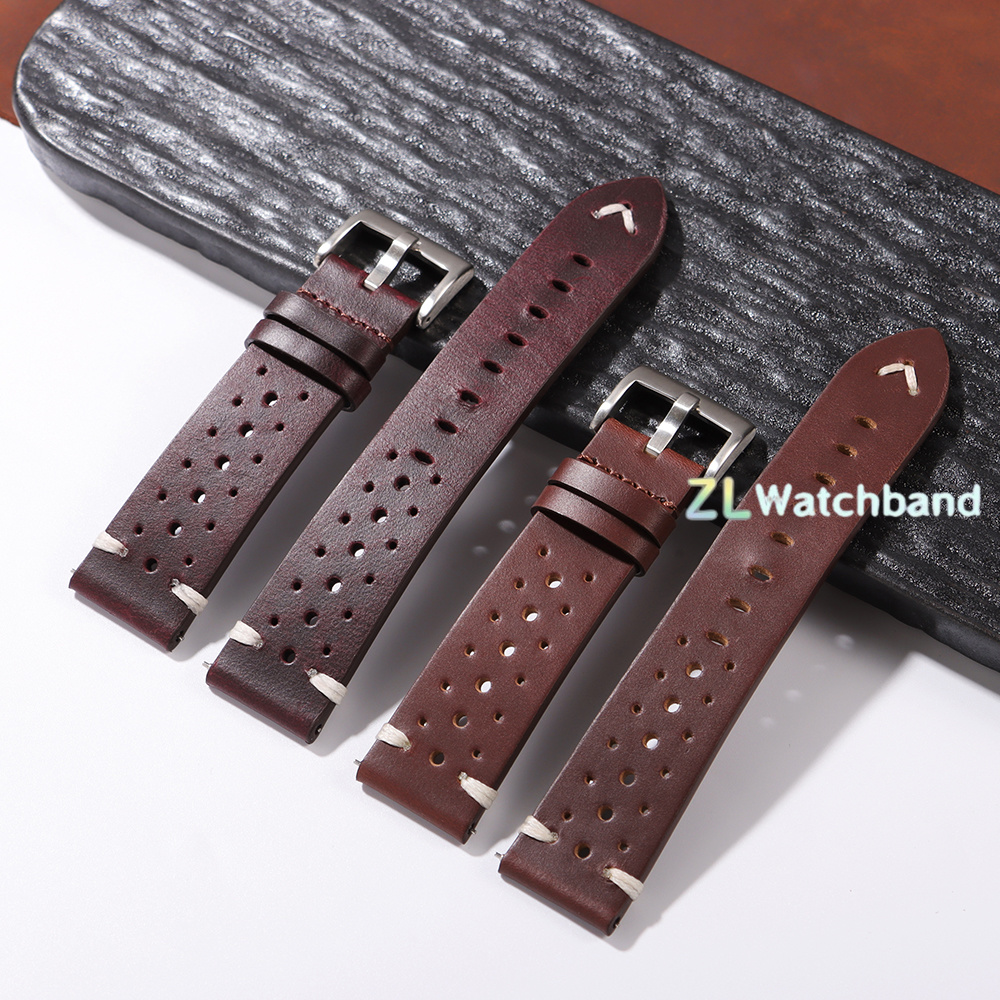 Premium Genuine Leather Strap  - Leather Strap Quick Release บทวิจารณ์และราคา