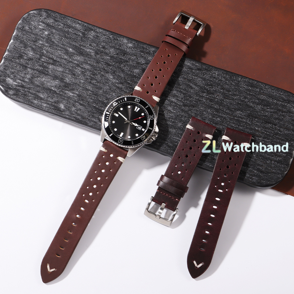 Premium Genuine Leather Strap  - Leather Strap Quick Release บทวิจารณ์และราคา