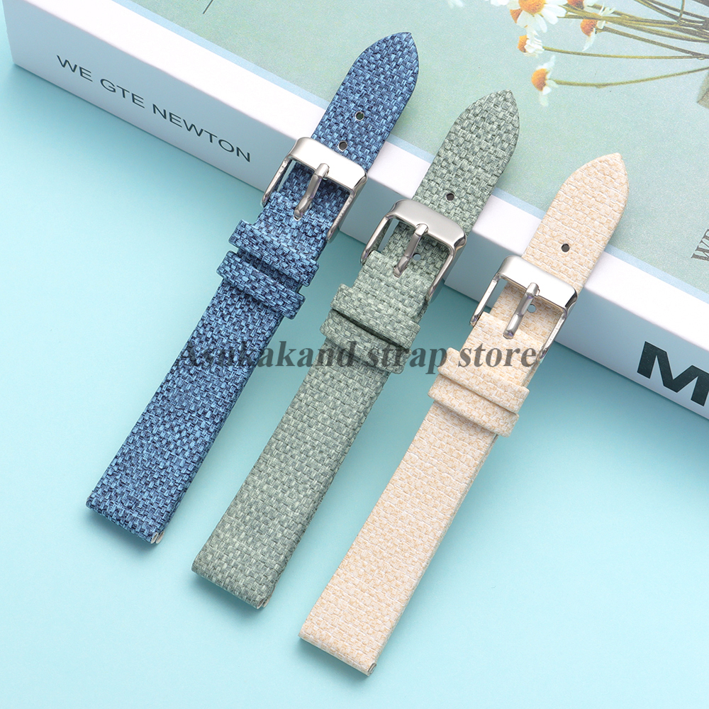 Small Size 8mm 10mm 12mm 14mm  - Canvas Strap Watch บทวิจารณ์และราคา