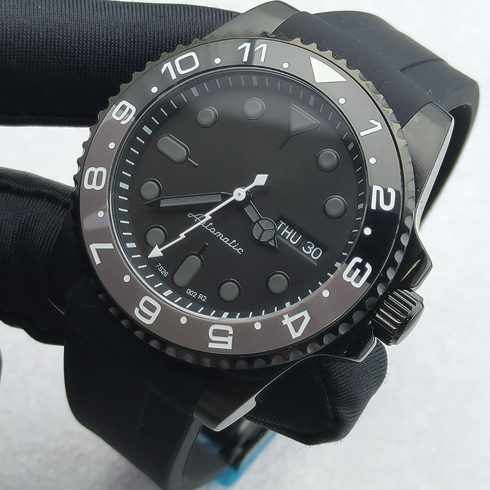40MM NH36 Watch Black Men's St - Stainless Bracelet Diver บทวิจารณ์และราคา