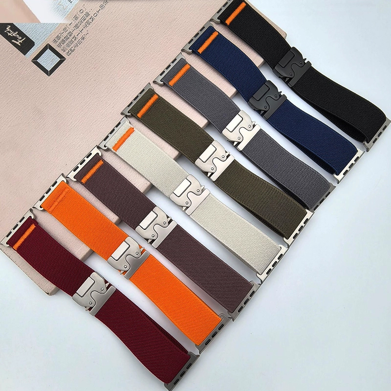 Nylon Strap for Apple Watch ba - Parachute Strap Elastic บทวิจารณ์และราคา