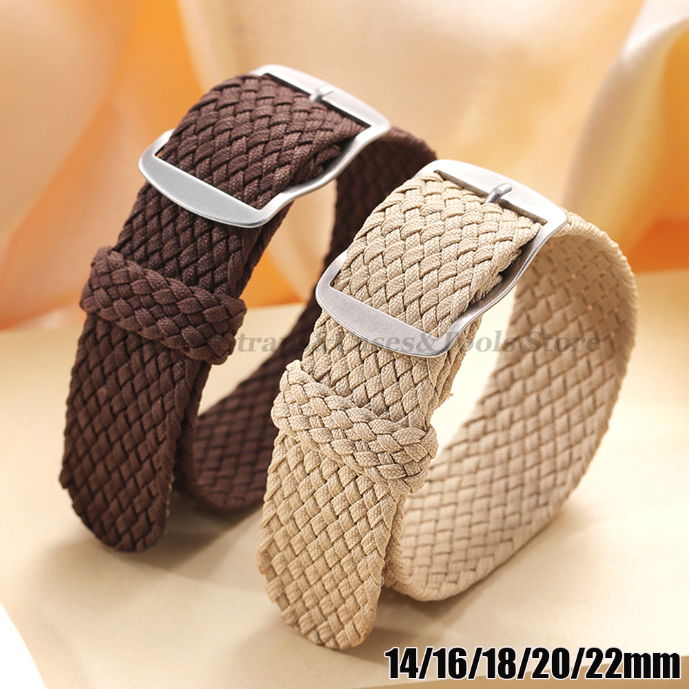 14mm 16mm 18mm 20mm 22mm Nylon - Perlon Strap Woven บทวิจารณ์และราคา