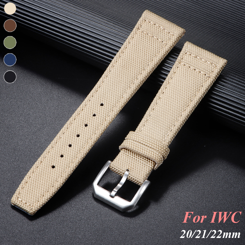 Nylon Canvas Watch Strap for I - Canvas Strap Watch บทวิจารณ์และราคา
