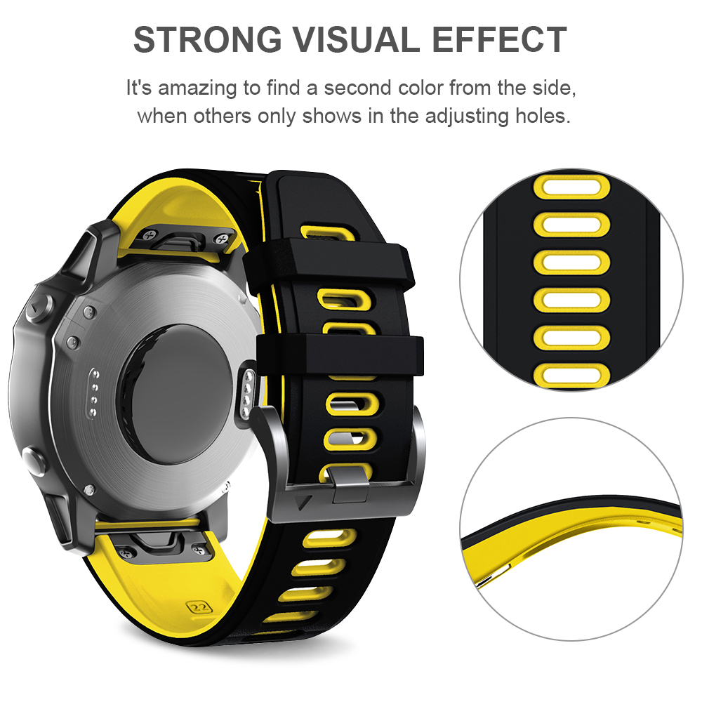 Replacement Watchbands 22mm 26 - Silicone Watch Band 22Mm บทวิจารณ์และราคา