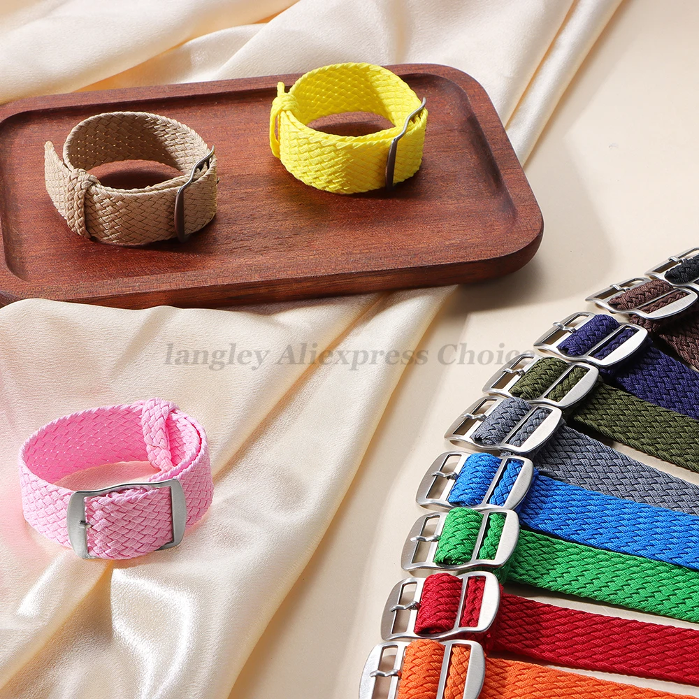 14mm 16mm 18mm 20mm 22mm Fabri - Perlon Strap Woven บทวิจารณ์และราคา