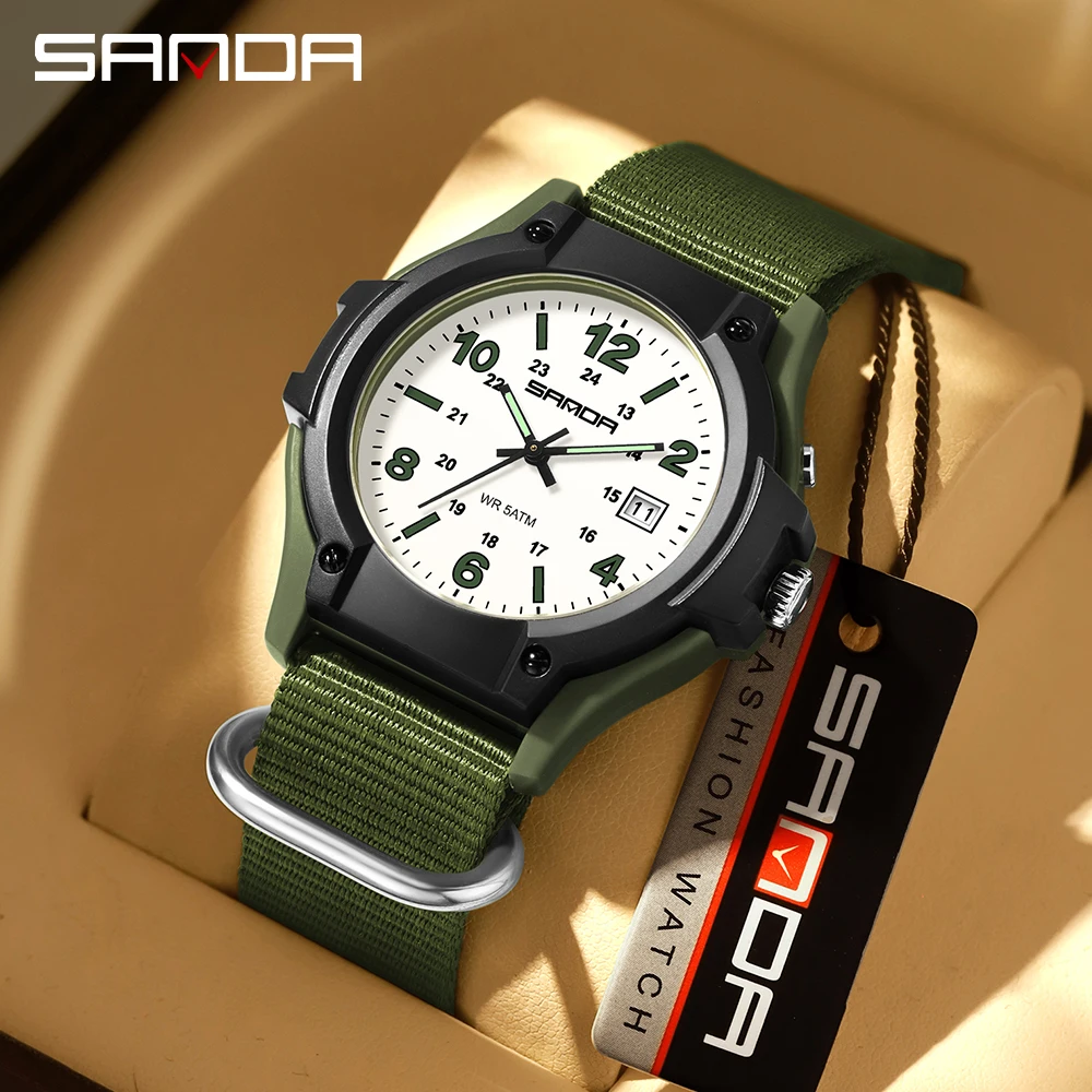 SANDA 6376 Fashion Men's Sport - Tropic Strap Vintage บทวิจารณ์และราคา