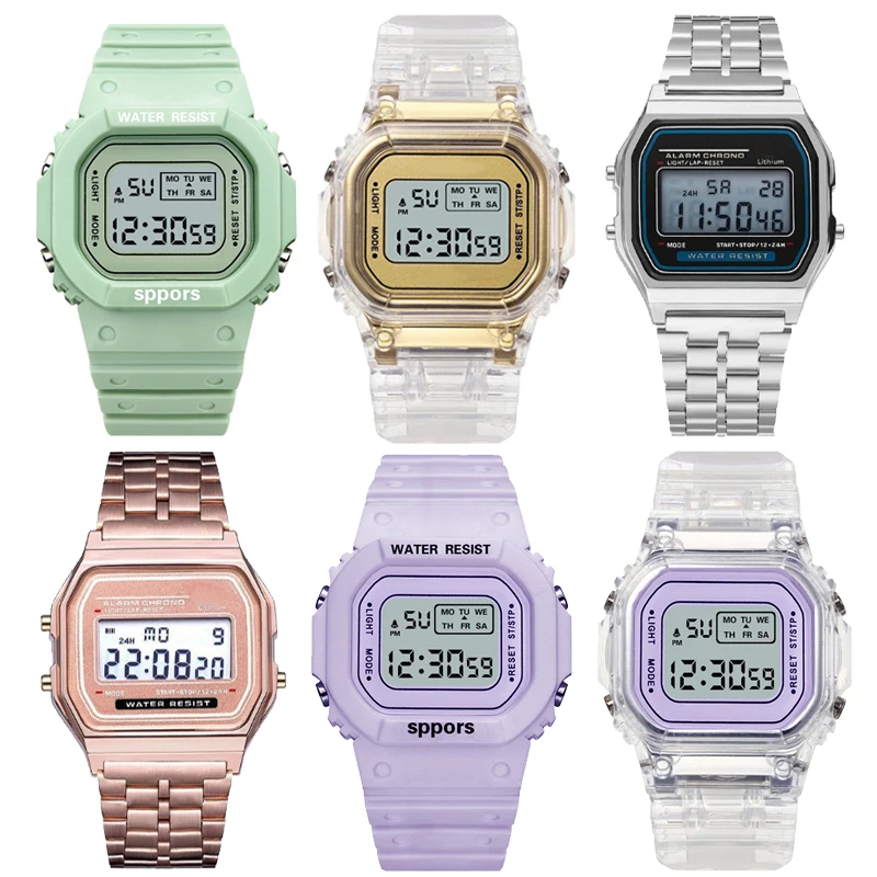 PCV/F91W Steel Strap Watch LED - Tropic Strap Vintage บทวิจารณ์และราคา