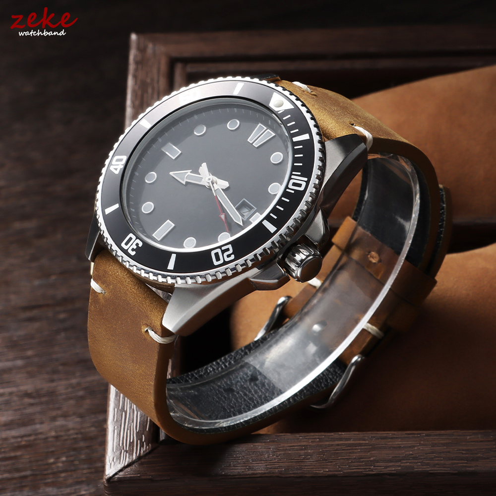 Vintage Soft Oil Wax Watch Ban - Rubber Strap Diver บทวิจารณ์และราคา