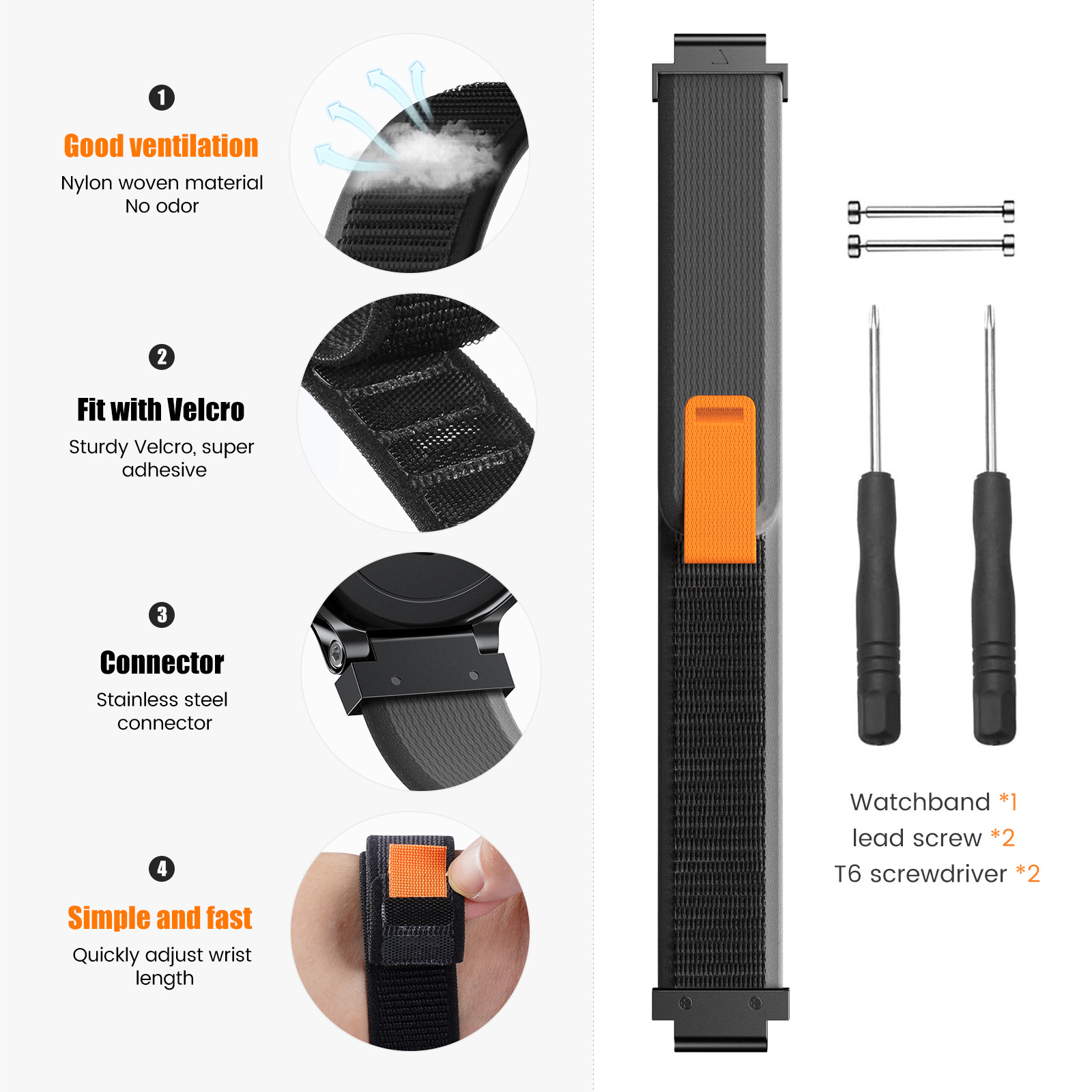 New Sports Nylon Loop Strap Fo - Sport Loop Velcro บทวิจารณ์และราคา