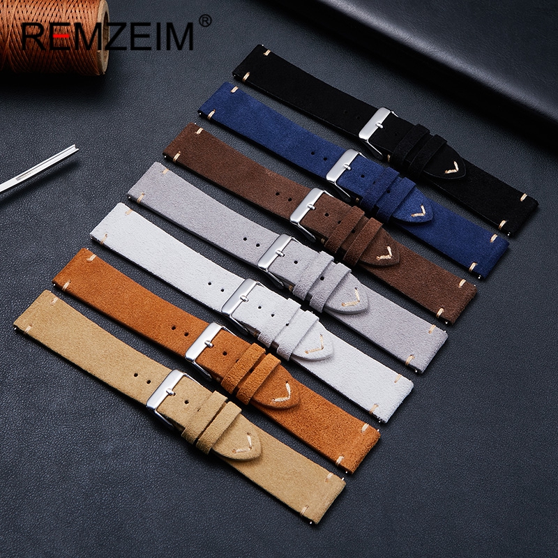 Vintage Handmade Soft Watch Ba - Suede Strap Watch บทวิจารณ์และราคา