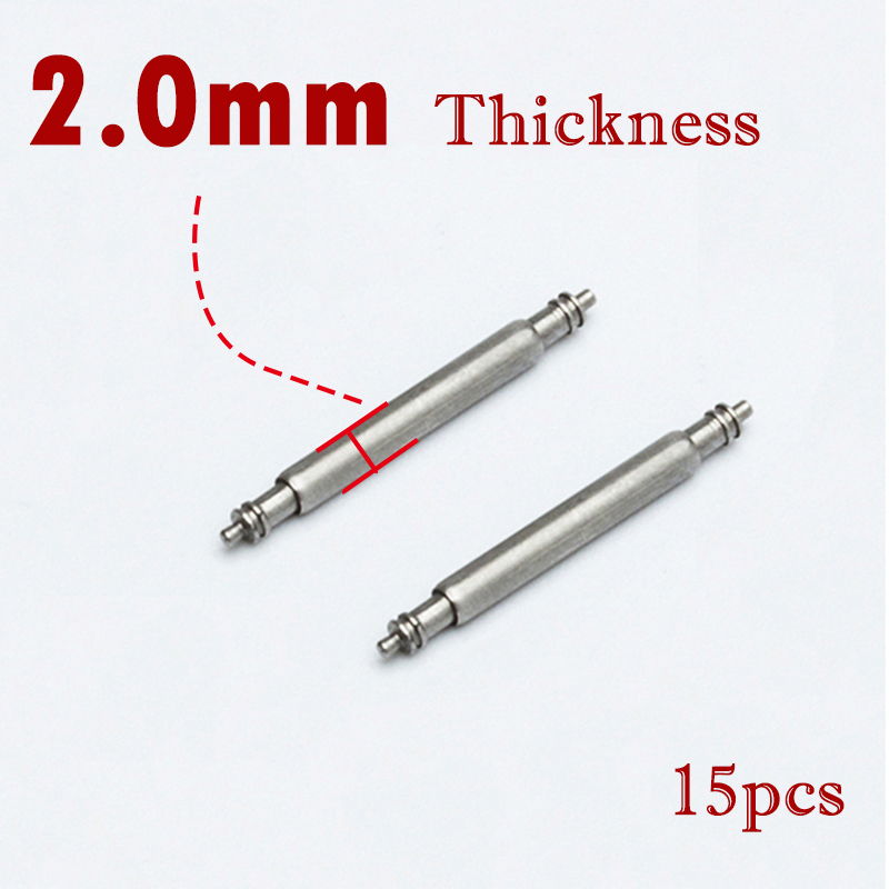 15pcs Watch Band Pin 2.0mm Dia - Spring Bar Tool Set บทวิจารณ์และราคา