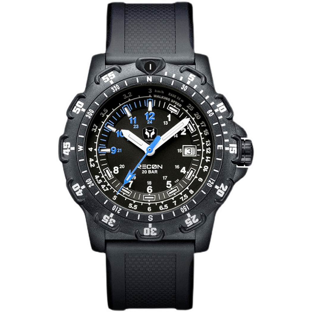 Hnlgnox Mens Pilot Watches Spo - Rubber Strap Diver บทวิจารณ์และราคา