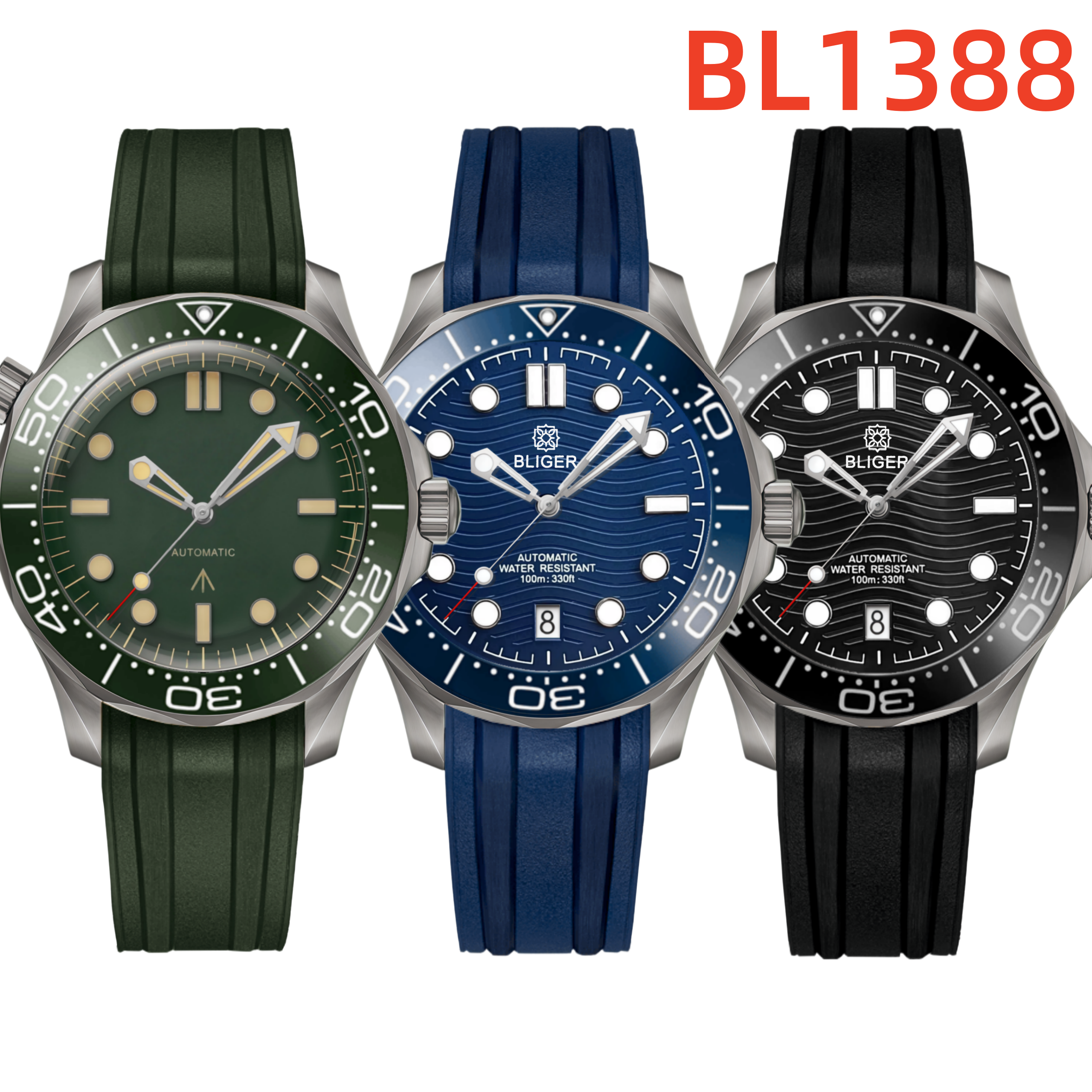 Customizable DIY 41mm Titanium - Stainless Bracelet Diver บทวิจารณ์และราคา