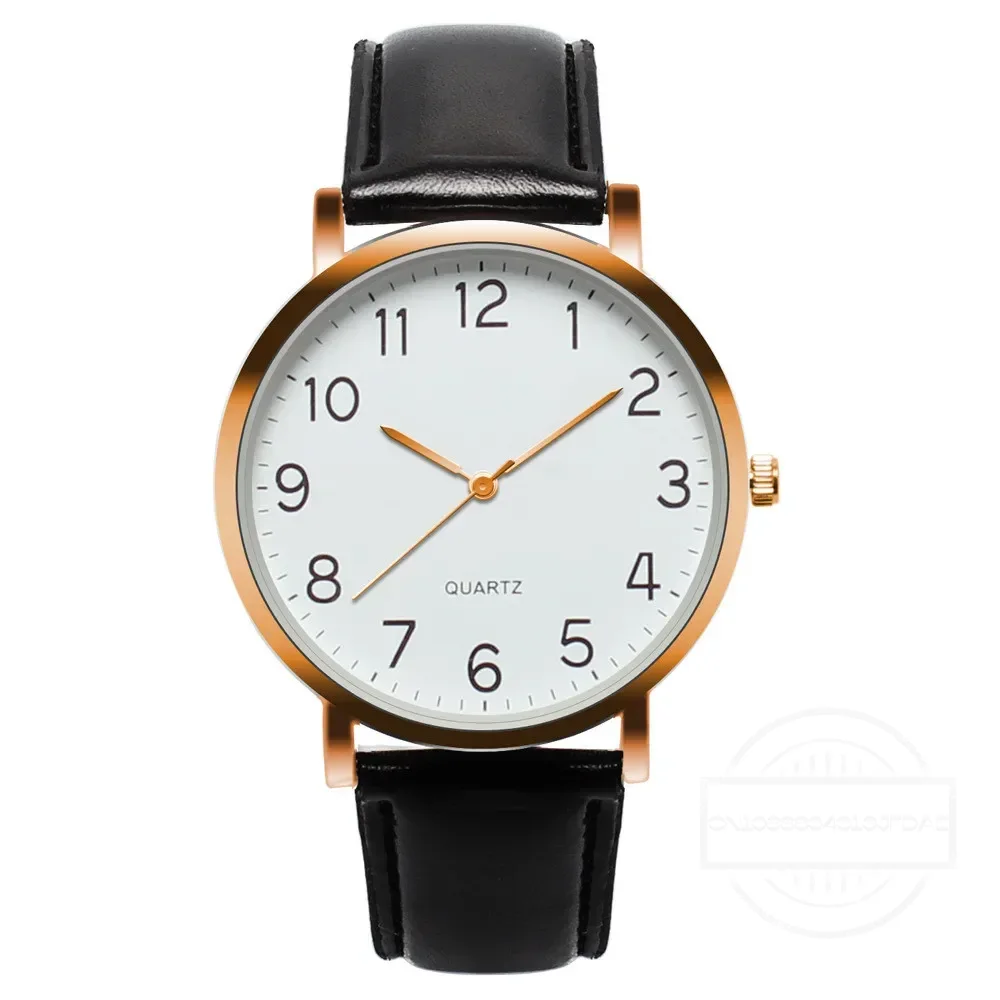 Men Watches Simple Business An - Leather Watch Band Men บทวิจารณ์และราคา