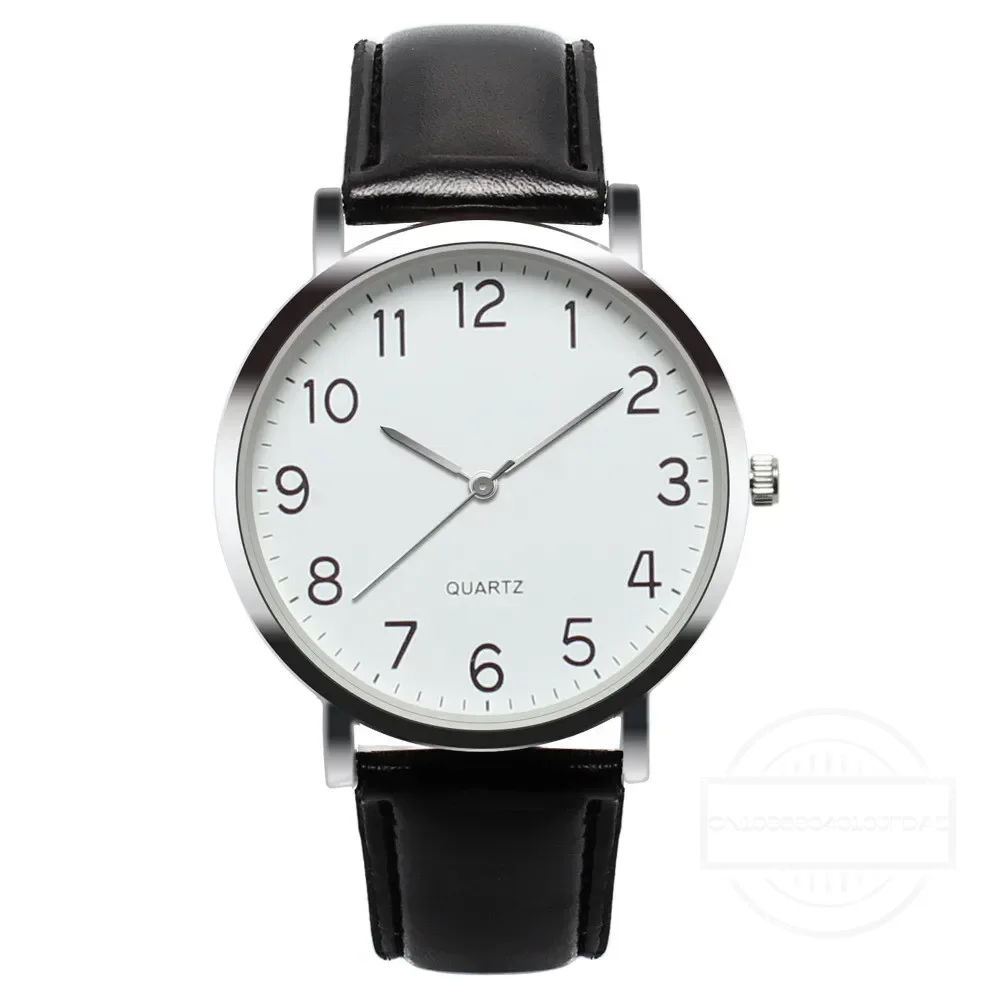 Men Watches Simple Business An - Leather Watch Band Men บทวิจารณ์และราคา