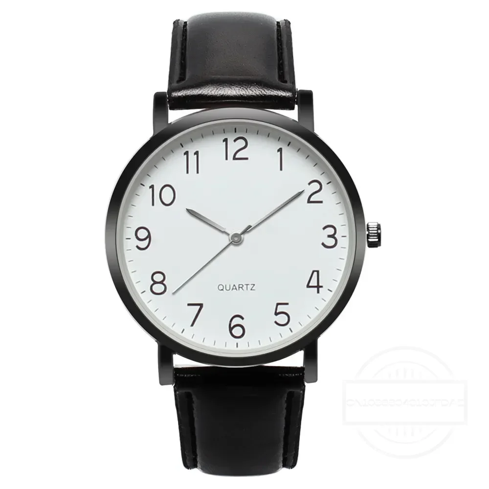 Men Watches Simple Business An - Leather Watch Band Men บทวิจารณ์และราคา