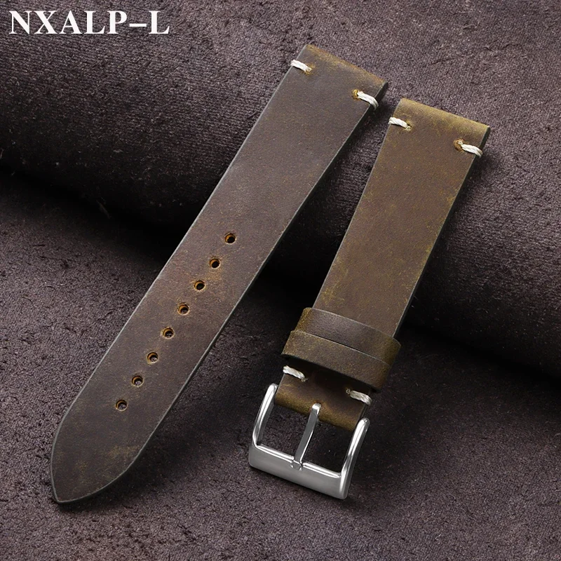 Vintage Oil Wax Leather Watch  - Nato Strap Nylon บทวิจารณ์และราคา