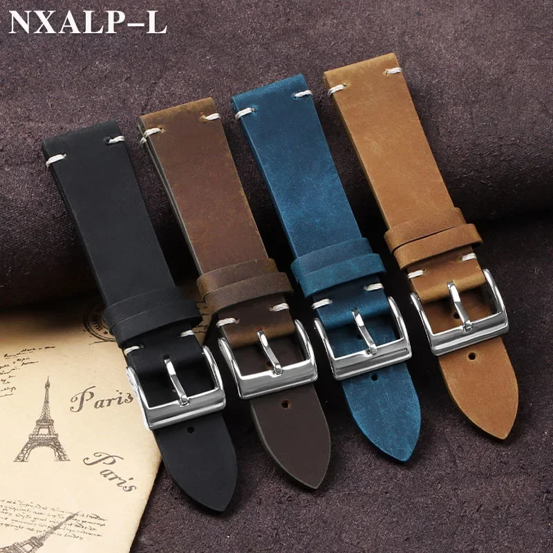 Vintage Oil Wax Leather Watch  - Nato Strap Nylon บทวิจารณ์และราคา