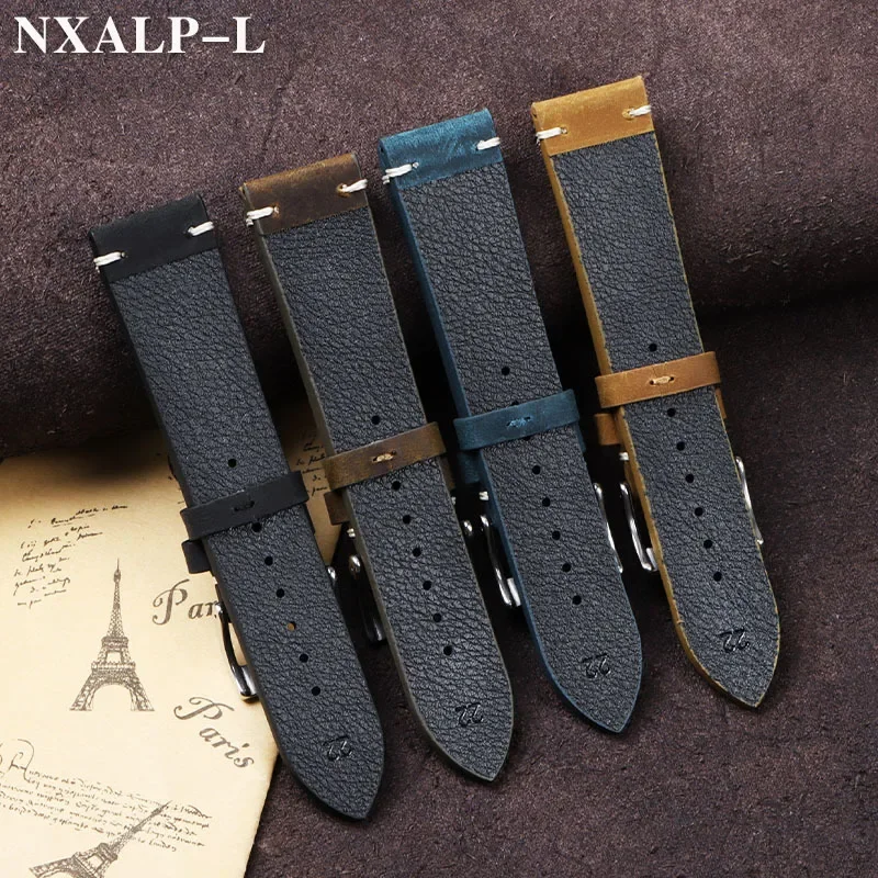 Vintage Oil Wax Leather Watch  - Nato Strap Nylon บทวิจารณ์และราคา
