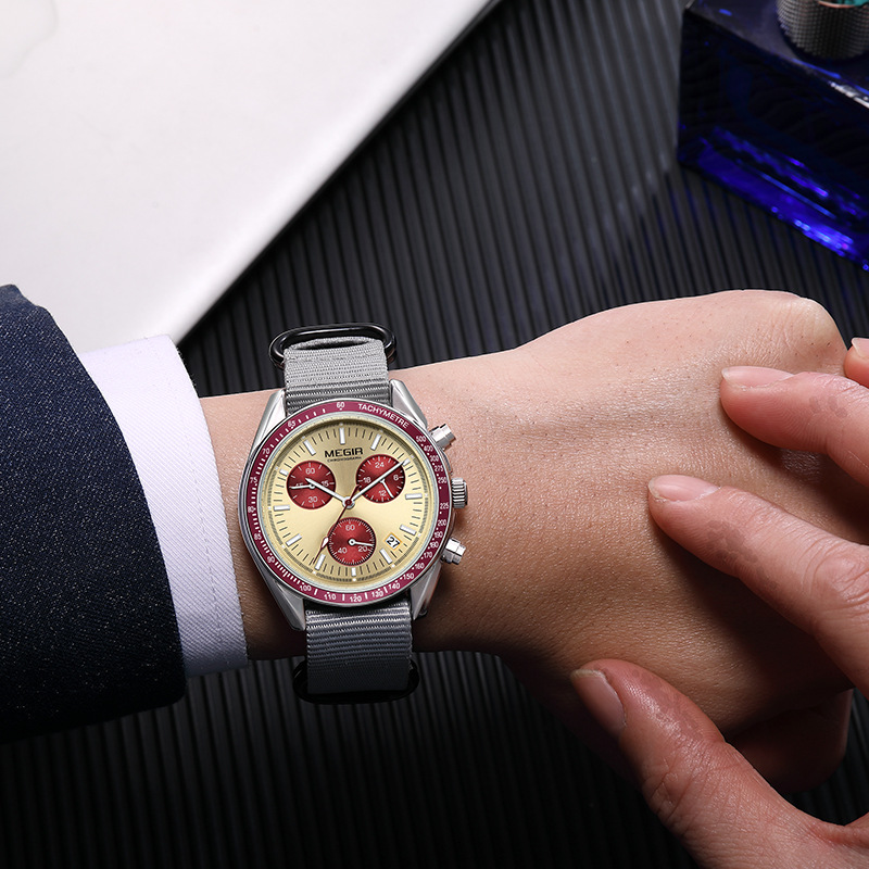 MEGIR 2247 New Luxury Men's Wa - Canvas Strap Watch บทวิจารณ์และราคา
