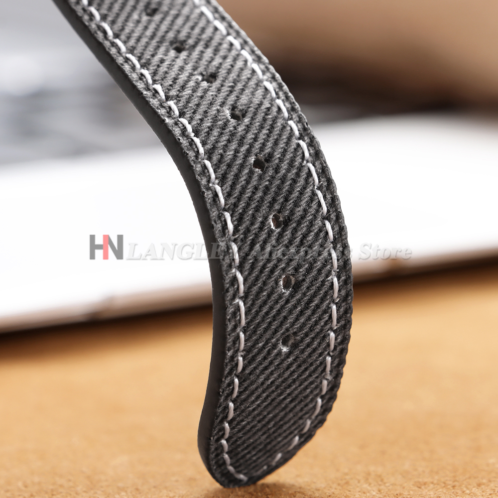Denim Nylon Watch Strap Canvas - Canvas Strap Watch บทวิจารณ์และราคา