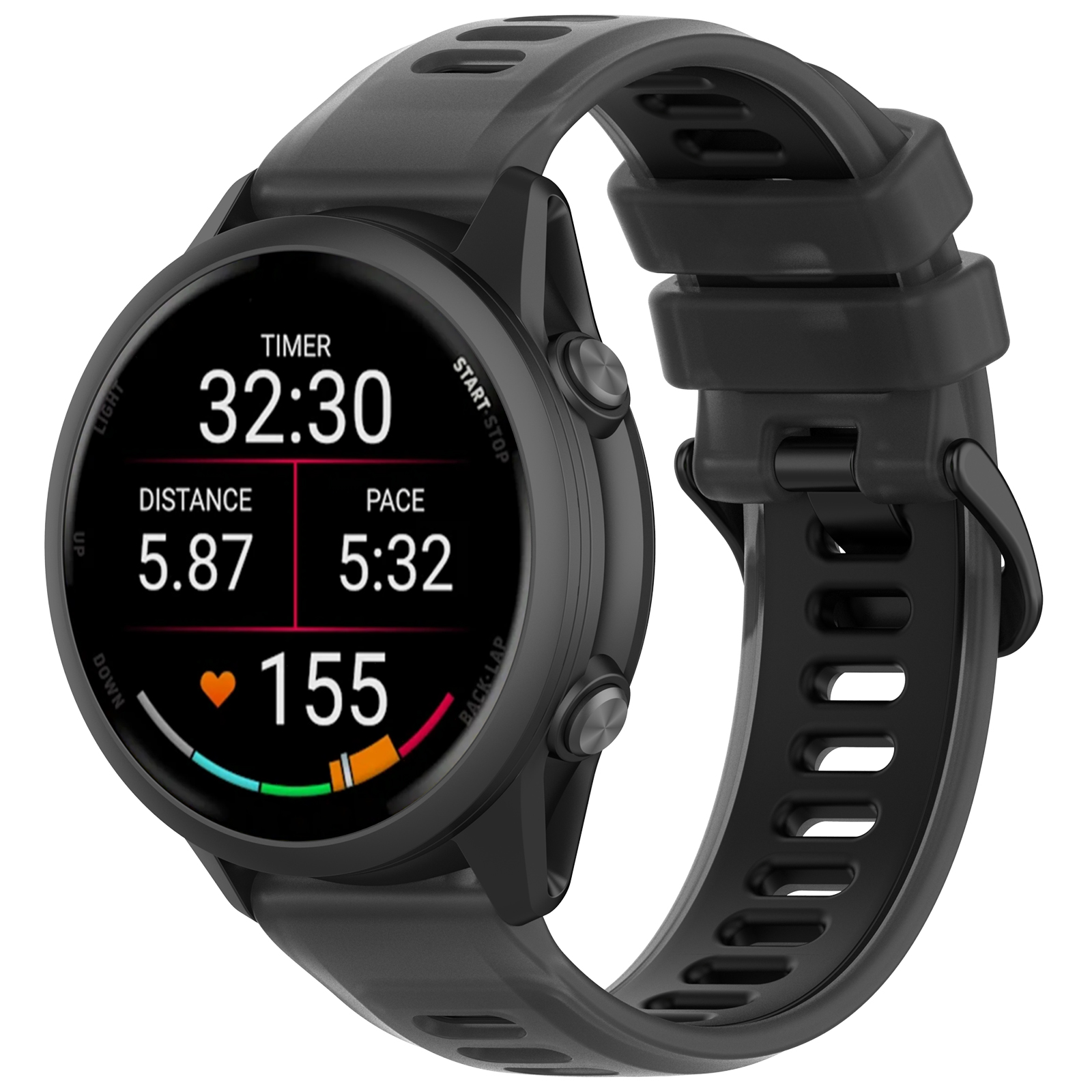 22mm 20mm Transparent Two-Tone - Silicone Watch Band 22Mm บทวิจารณ์และราคา