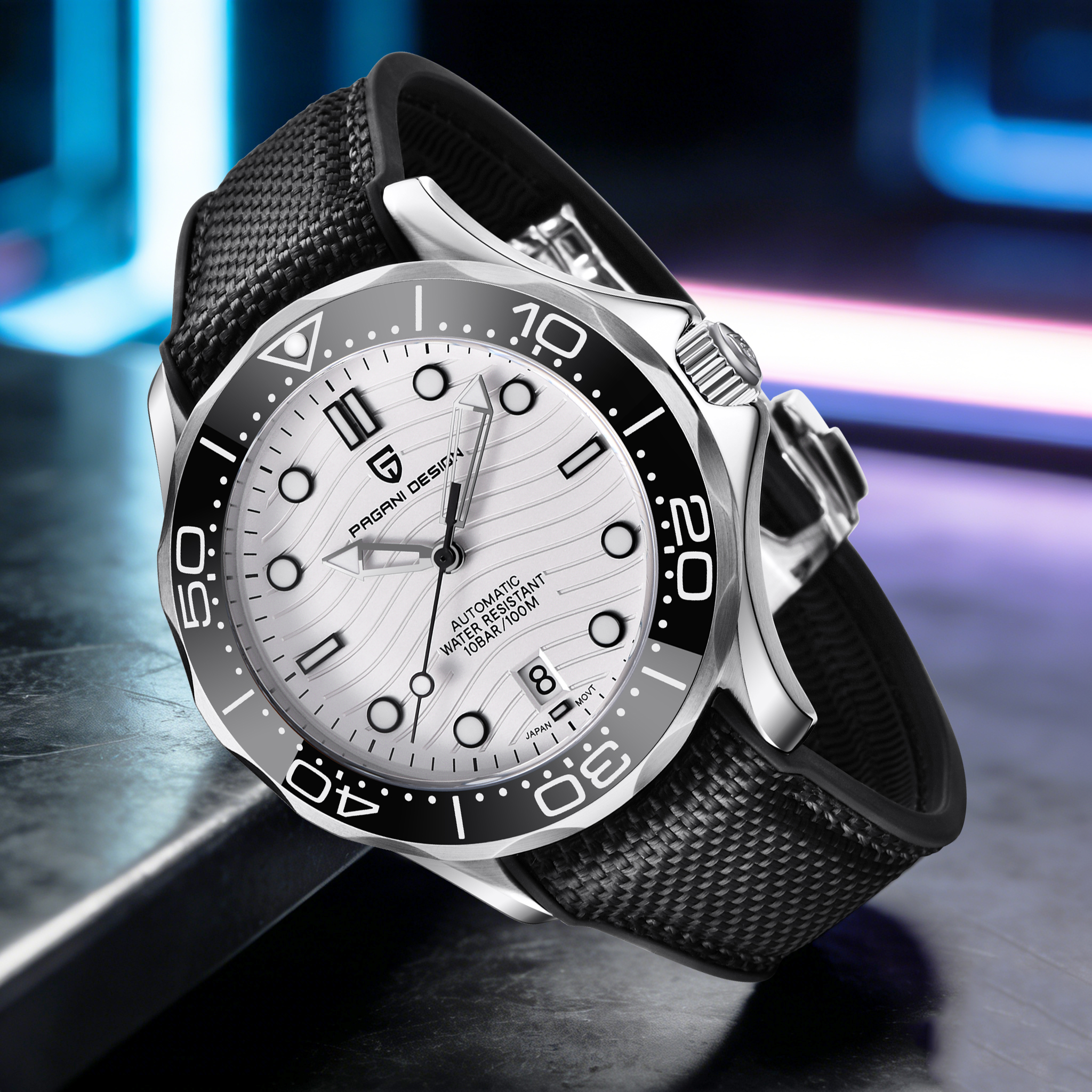PAGANI DESIGN Modern Fashion M - Rubber Strap Diver บทวิจารณ์และราคา