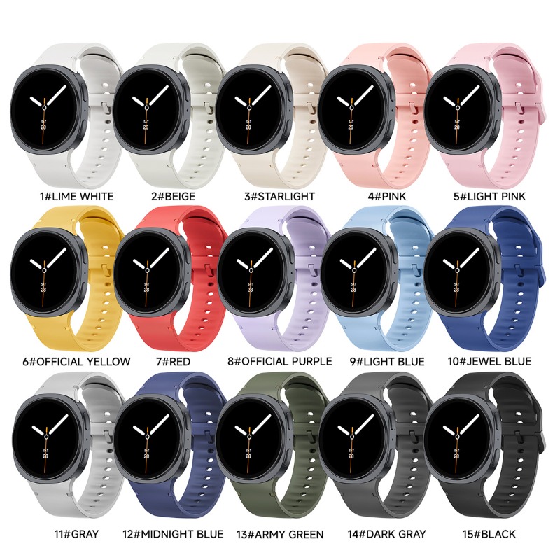 20/22mm Silicone Band For Sams - Silicone Watch Band 22Mm บทวิจารณ์และราคา