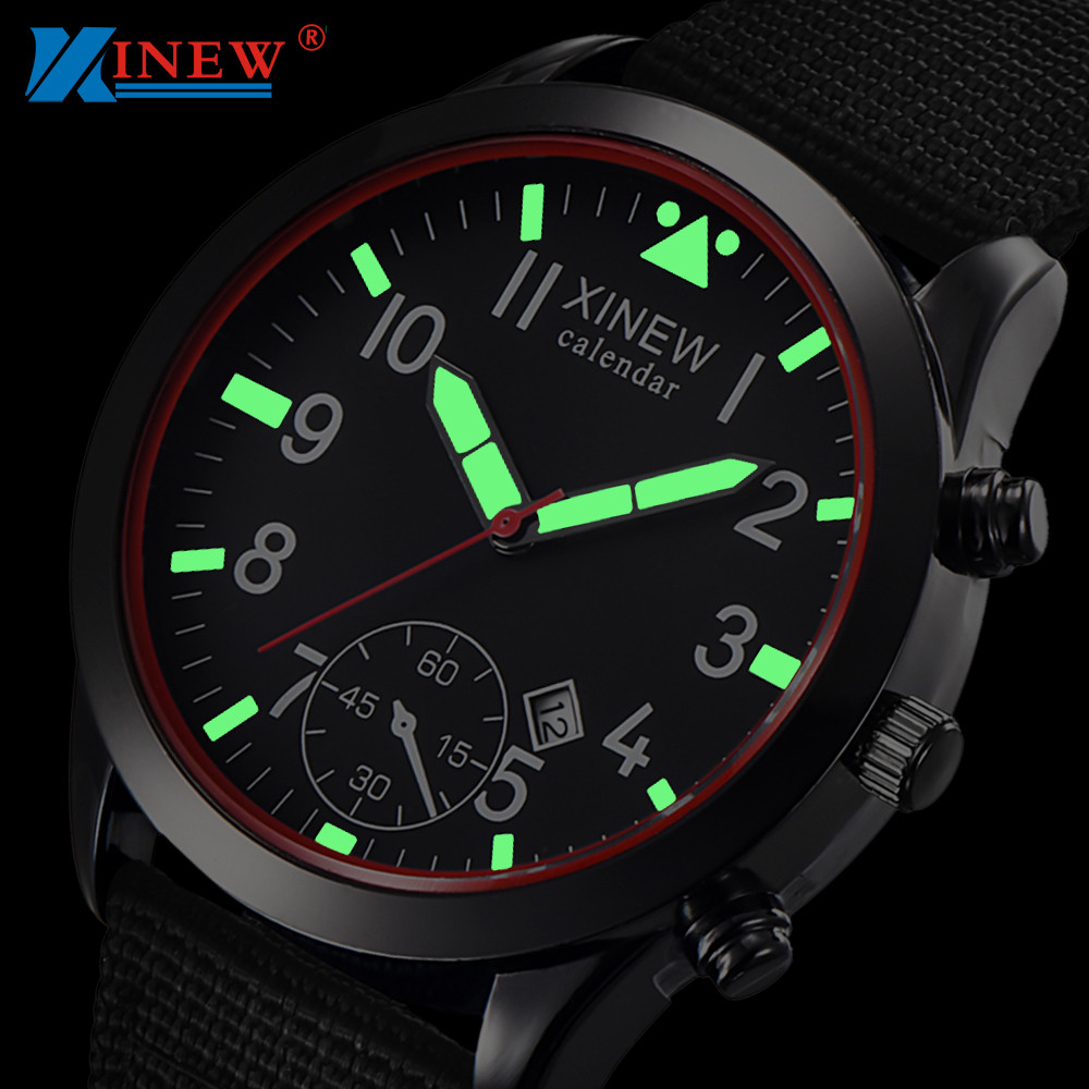 2020 XINEW Watches Men Fashion - Canvas Strap Watch บทวิจารณ์และราคา