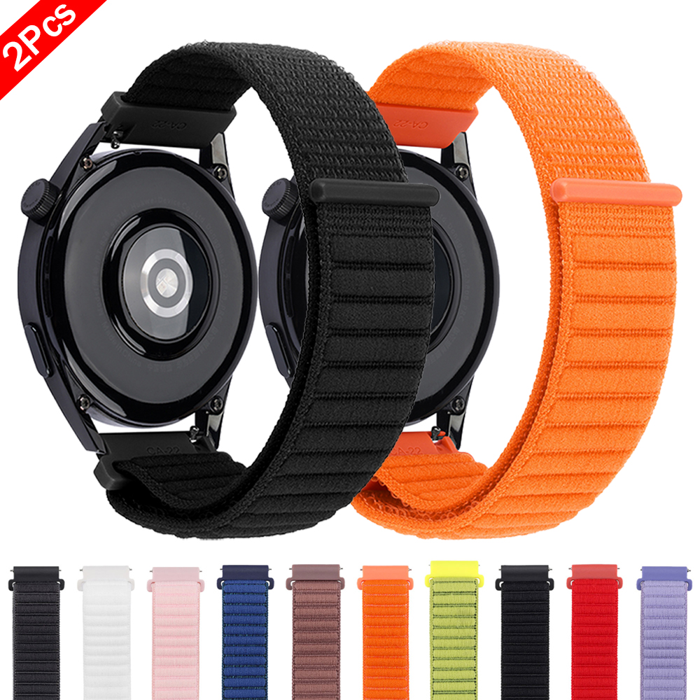 20mm 22mm Nylon Sport Strap Fo - Sport Loop Velcro บทวิจารณ์และราคา