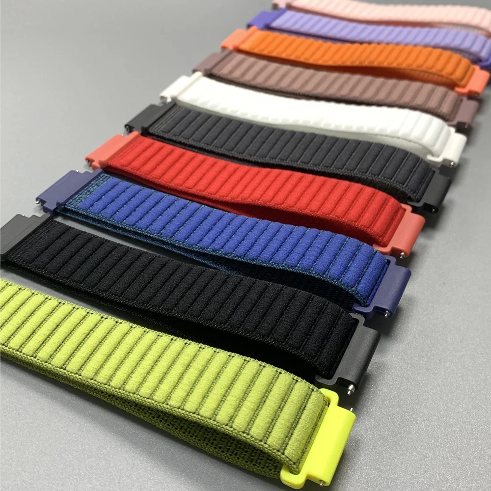 20mm 22mm Nylon Sport Strap Fo - Sport Loop Velcro บทวิจารณ์และราคา