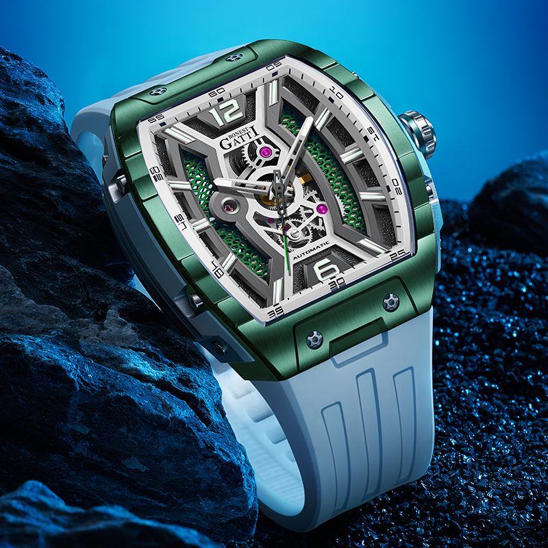 BONEST GATTI Germany Automatic - Rubber Strap Diver บทวิจารณ์และราคา