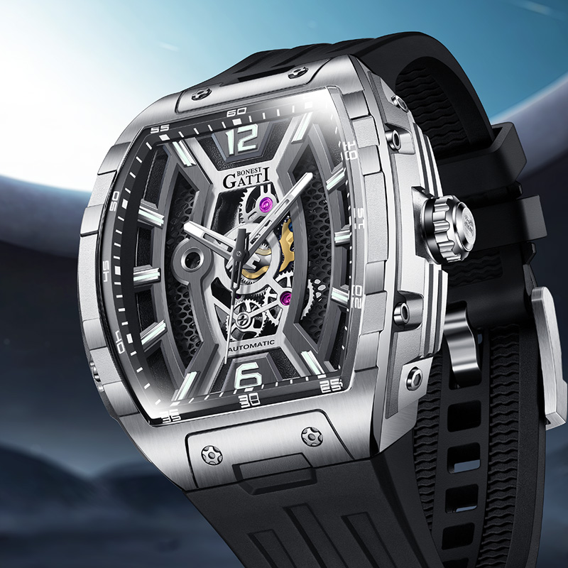 BONEST GATTI Germany Automatic - Rubber Strap Diver บทวิจารณ์และราคา